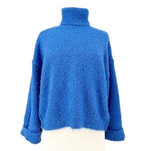 TOP SHOP Oversized Drop Shoulder Turtleneck Sweater XS